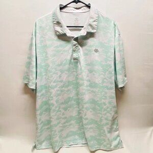MOFIZ Polo Shirt Men's XXL Camo UPF 50+ Performance Short Sleeve‎ Outdoor Golf